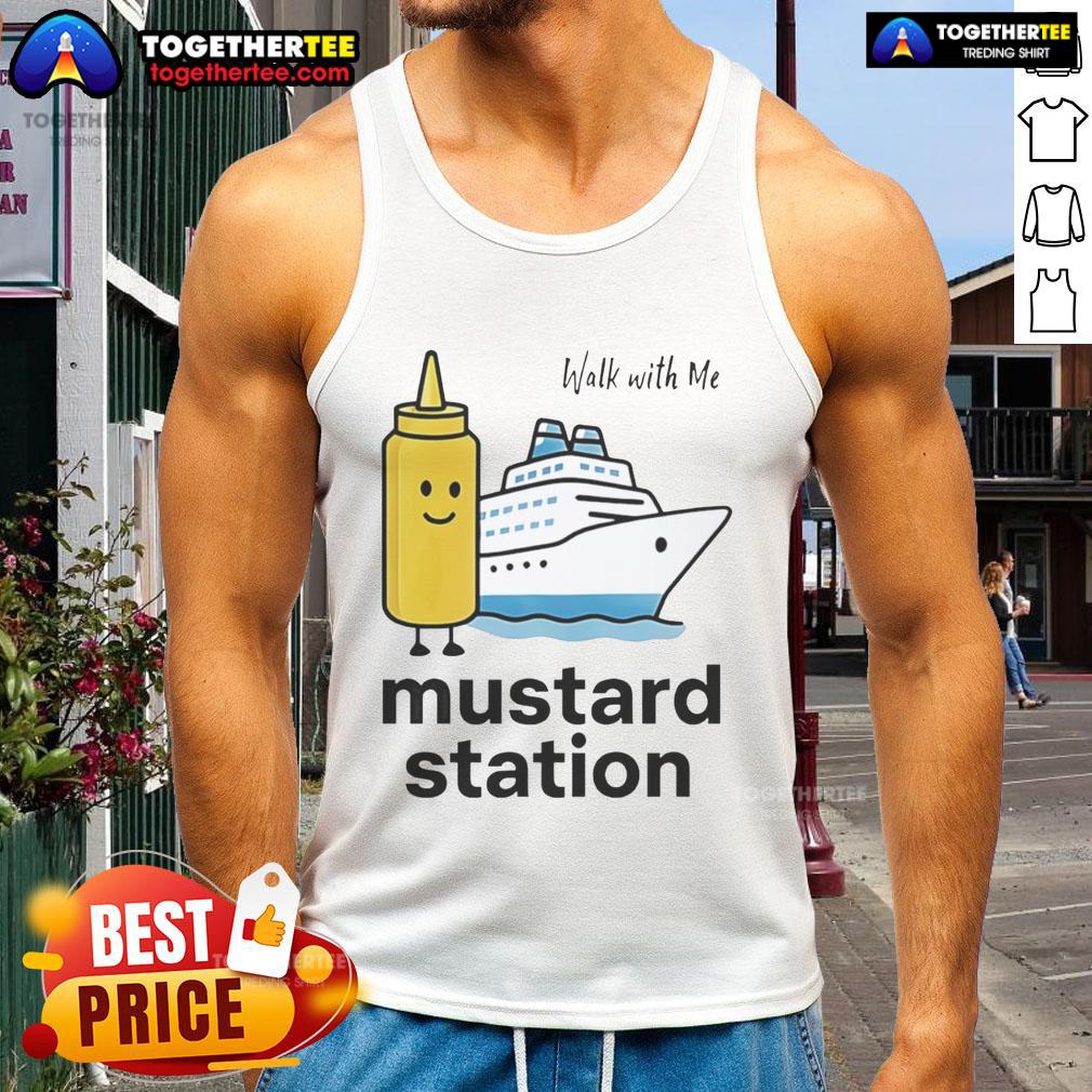Nice Walk With Me Mustard Station T-Shirt - Image 4