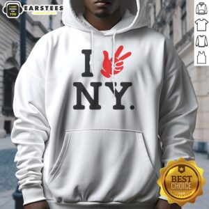 Alternative view of Good Josh Hart New York Knicks I NY Hand Sign Shirt