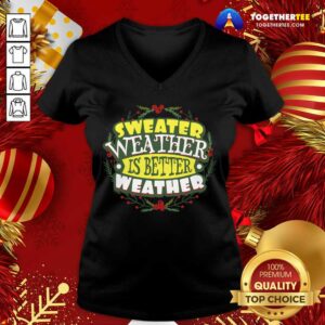 Alternative view of Happy Sweater Weather Autumn Winter T-Shirt