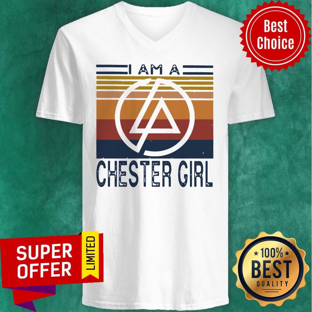 Top Vintage Retro I Am Chester Girl Shirt - Image 4