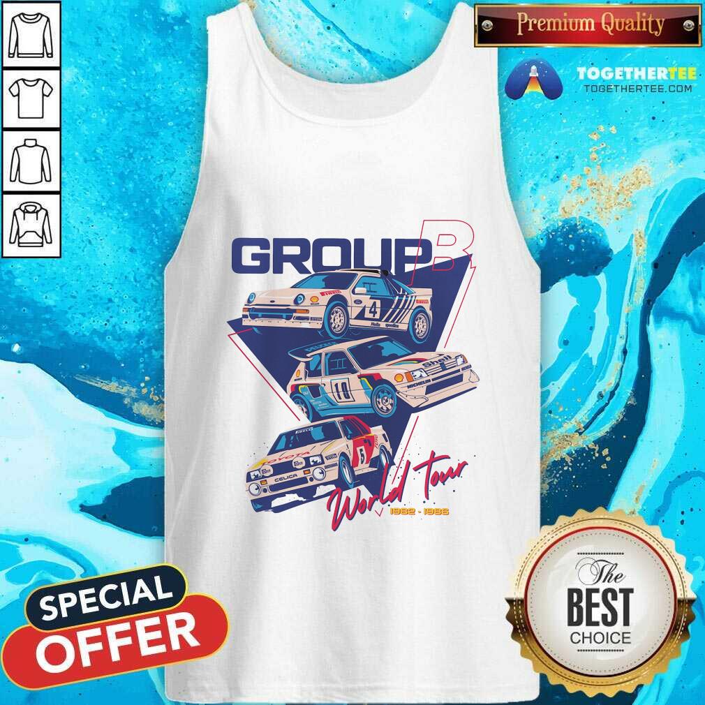 Group World Tour Rally 1982 -1986 T-Shirt - Image 5