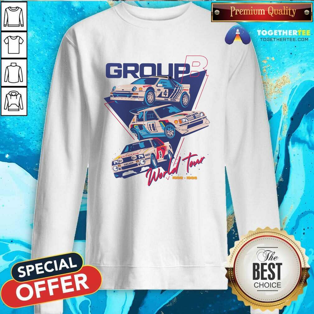 Group World Tour Rally 1982 -1986 T-Shirt - Image 4