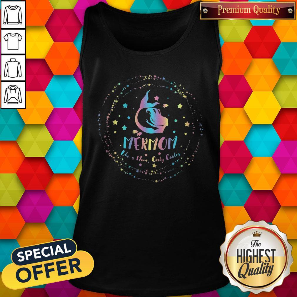 Mermon Like Mom Only Cooler Mermaid Shirt - Image 4