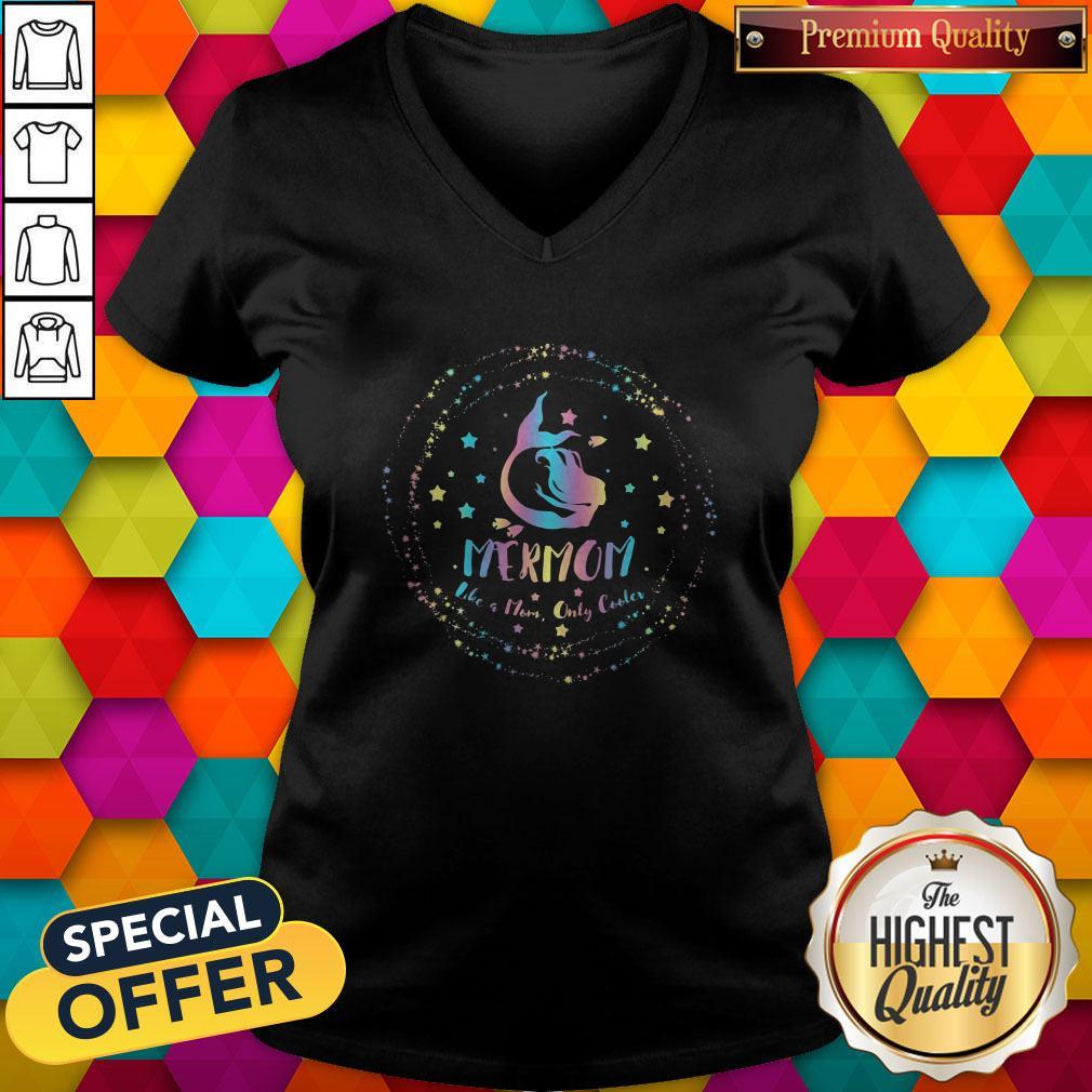 Mermon Like Mom Only Cooler Mermaid Shirt - Image 5