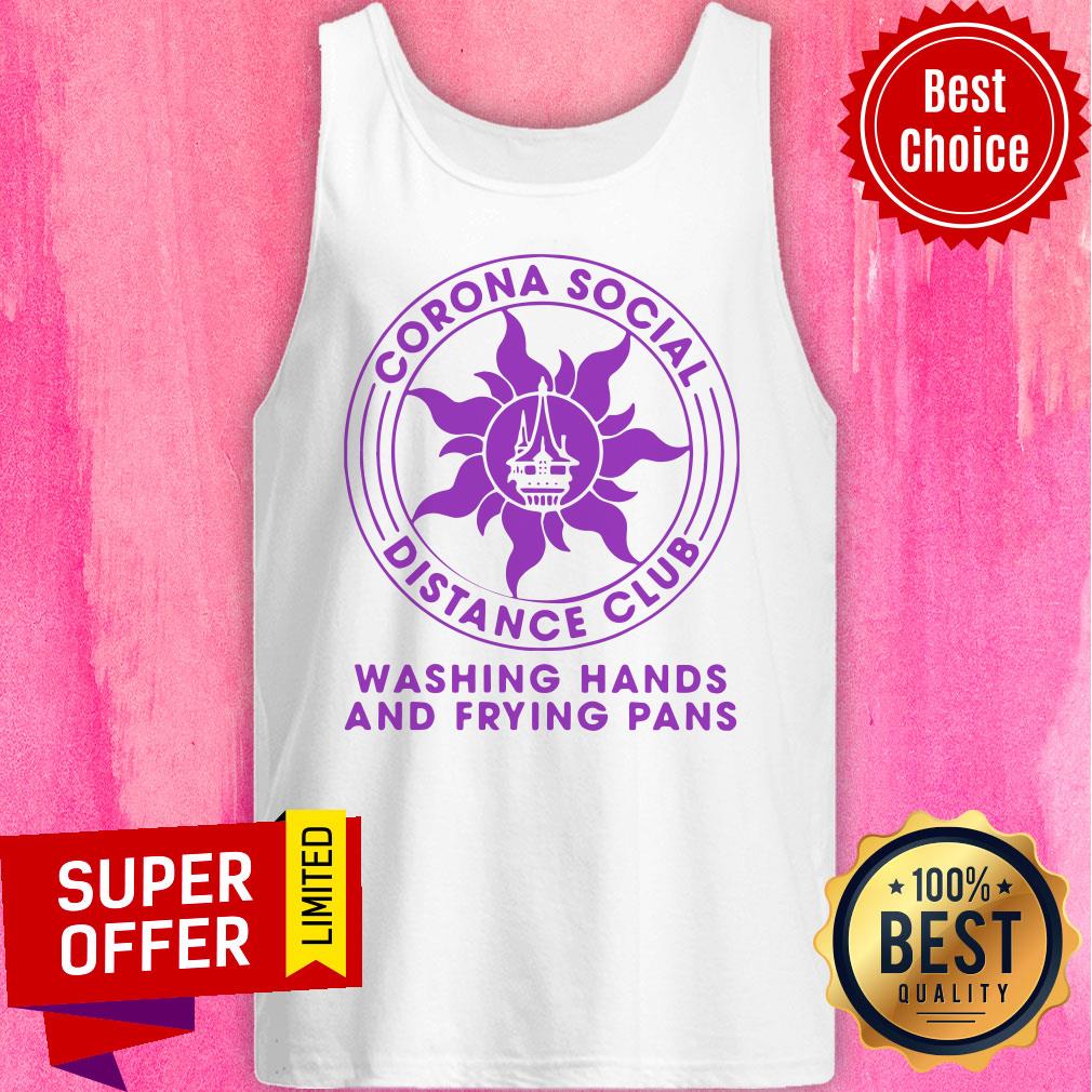 Top Corona Social Distance Club Washing Hands And Frying Pans Shirt - Image 4