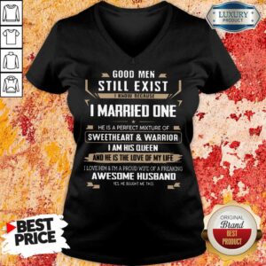 Alternative view of Good Men Married One I Am His Queen Shirt