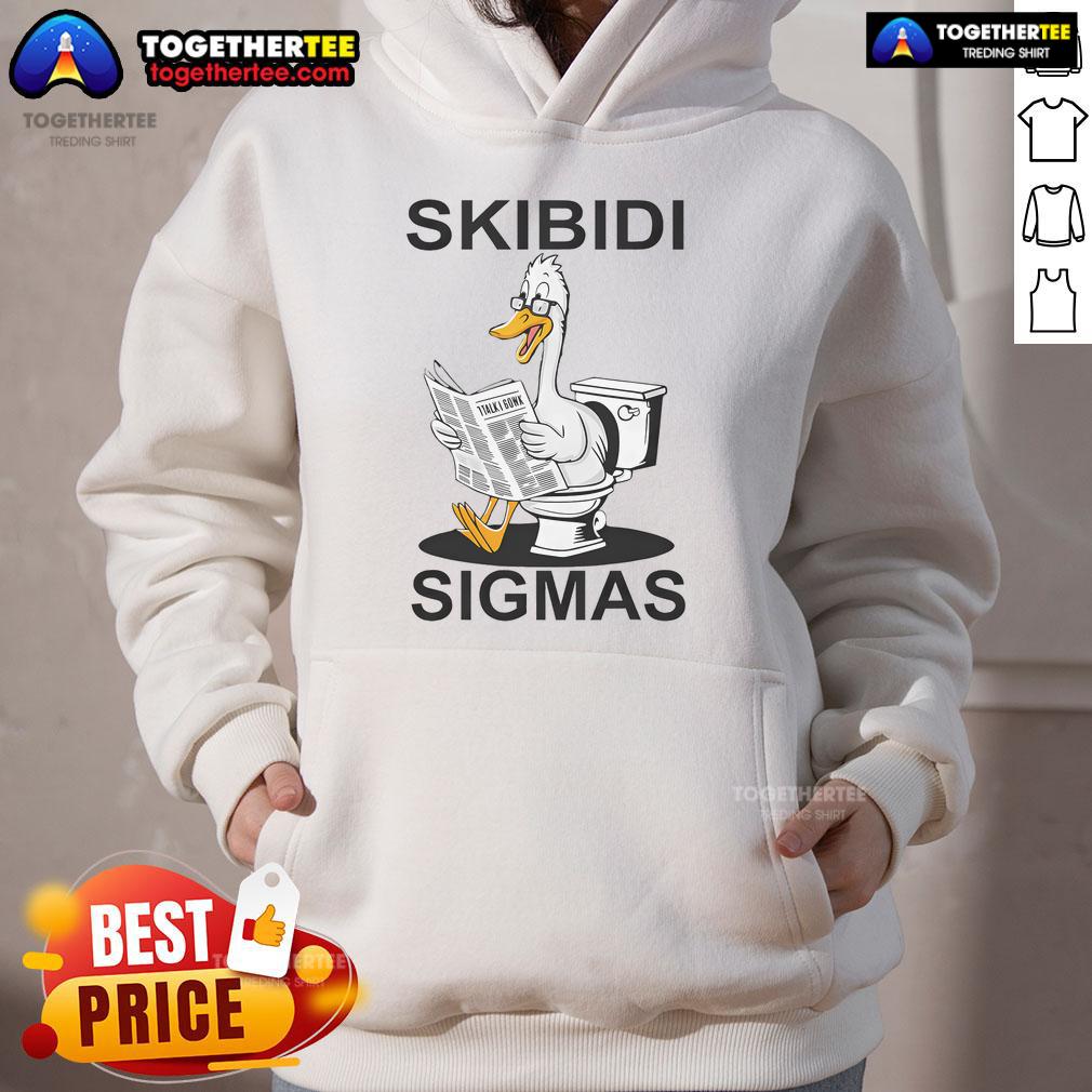 Nice Skibidi Sigmas Funny Toilet Silly Goose Meme T-Shirt - Image 2