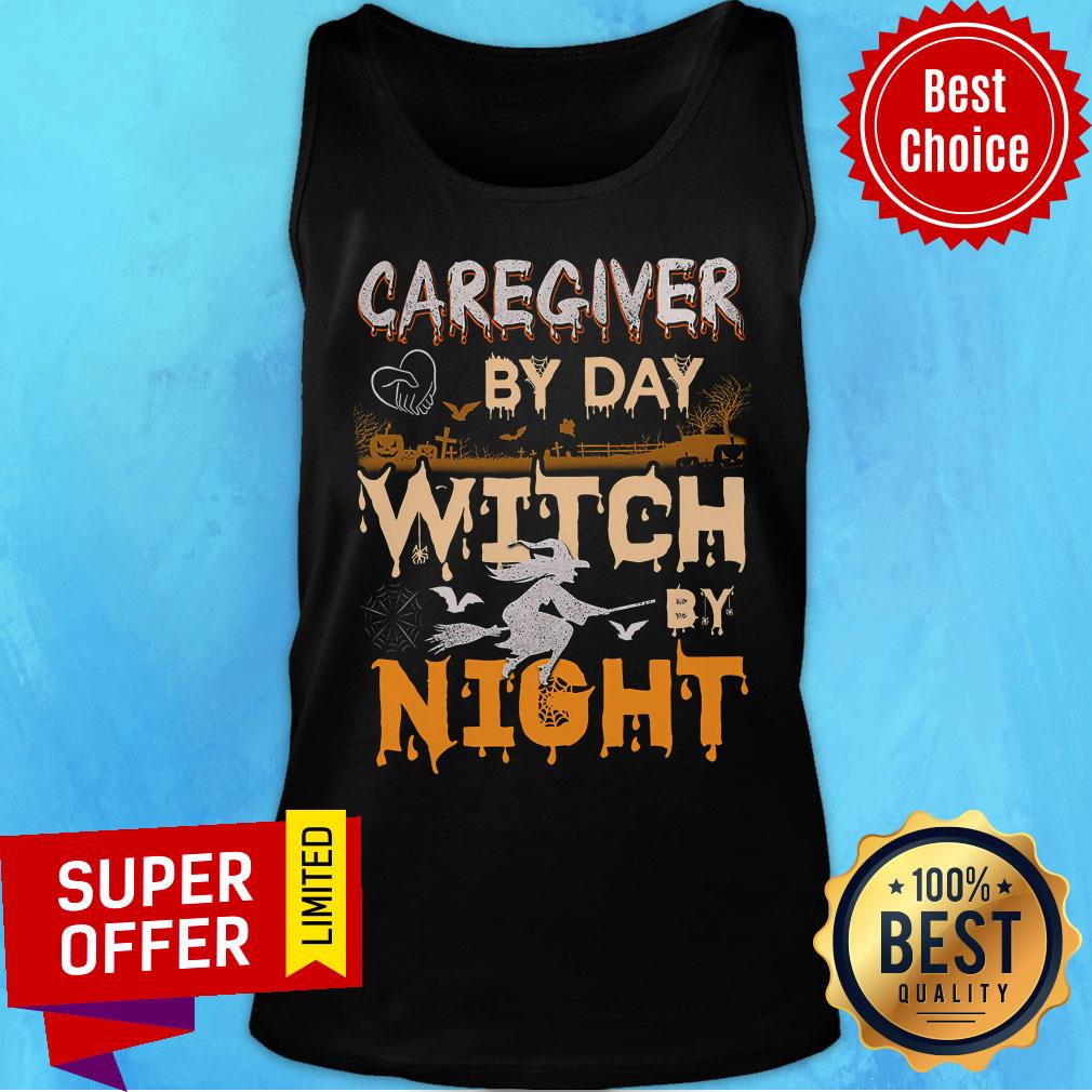 Caregiver By Day Witch By Night Shirt - Image 4