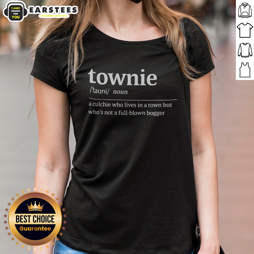 Top Townie Noun Meaning Definition Shirt - Image 3
