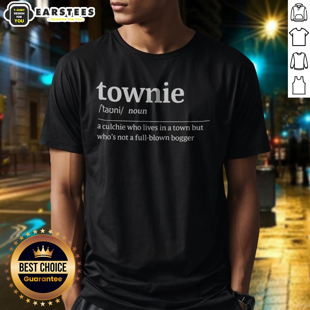Top Townie Noun Meaning Definition Shirt