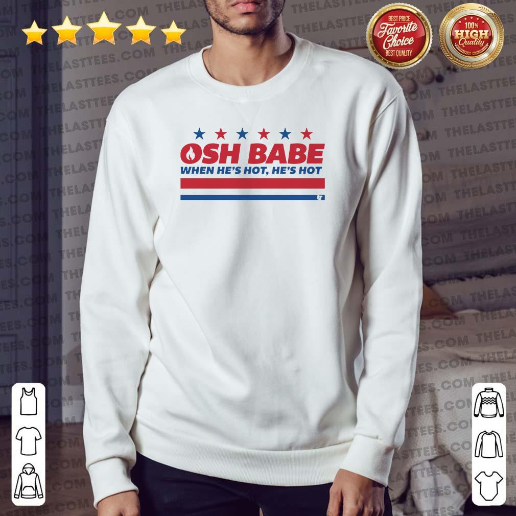 Top Washington D.C OSH Babe When He’s Hit He’s Hot Shirt - Image 4