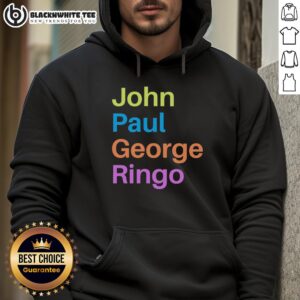 Alternative view of Nice John Paul George Ringo T-Shirt