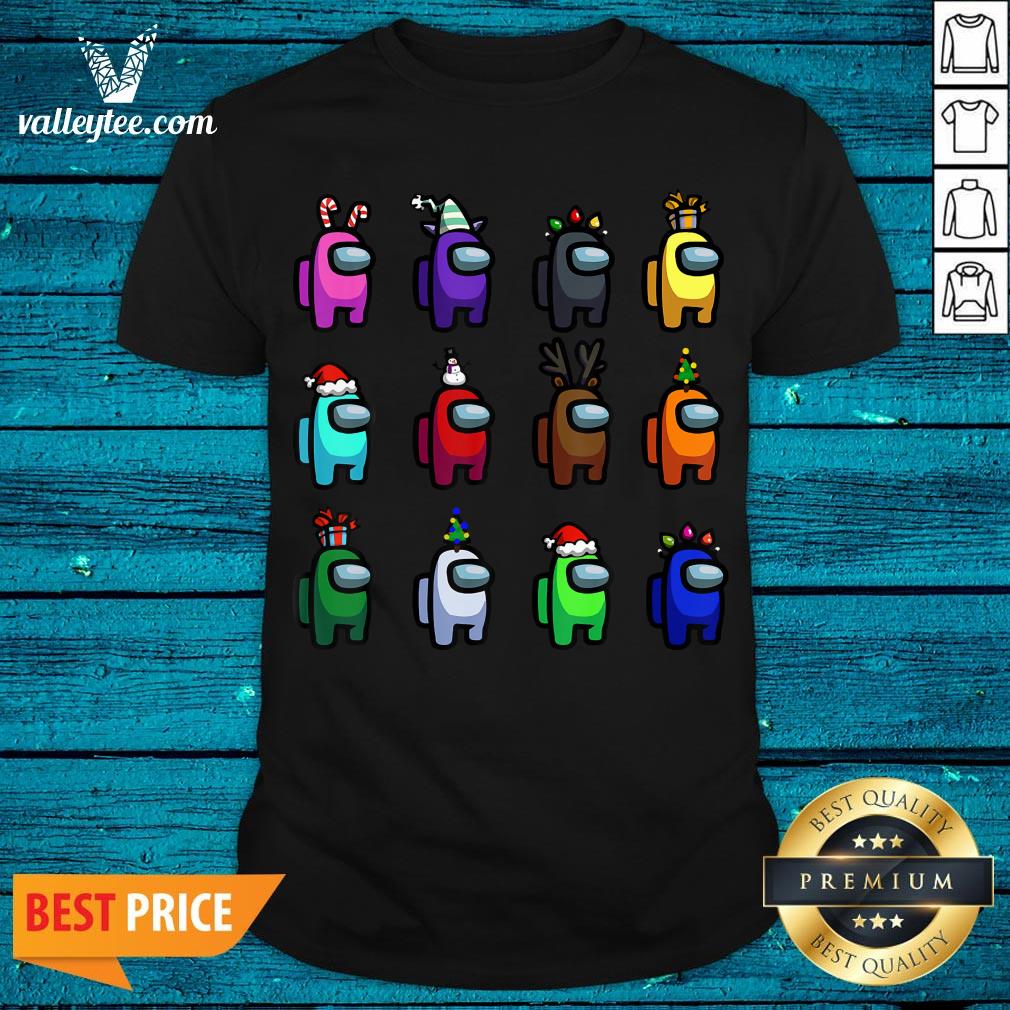Perfect Impostor Or Crewmate Funny Among Game Impostor Us Christmas Among Us Game Shirt
