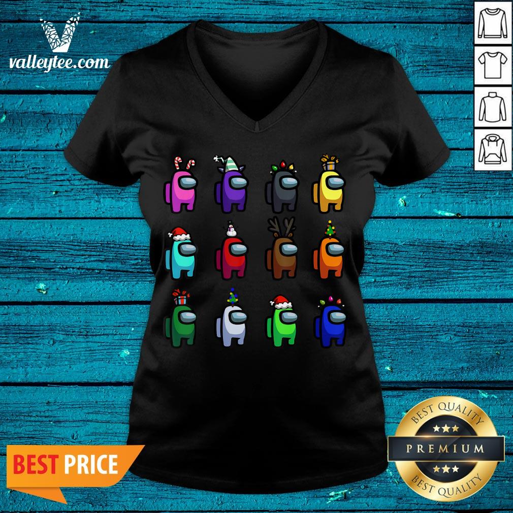 Perfect Impostor Or Crewmate Funny Among Game Impostor Us Christmas Among Us Game Shirt - Image 3