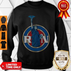 Alternative view of Nice Statue Of Liberty RN Registered Nurses Shirt