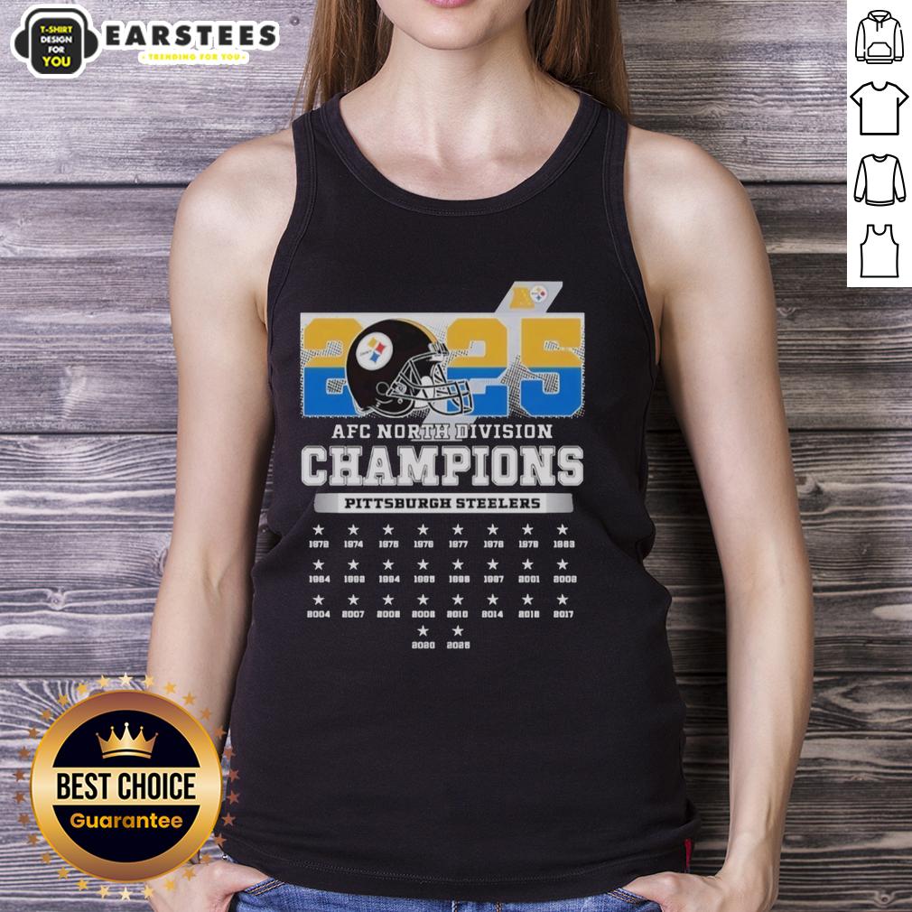 Good 2025 AFC South Division Champions Pittsburgh Steelers T-Shirt - Image 4