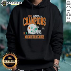 Alternative view of Good 2025 CFP National Champions Miami Hurricanes Football T-Shirt