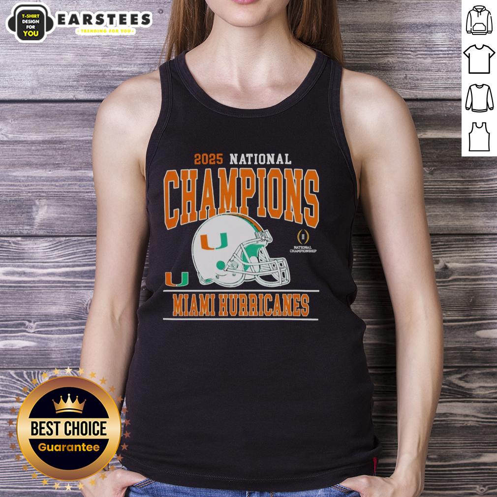 Good 2025 CFP National Champions Miami Hurricanes Football T-Shirt - Image 4