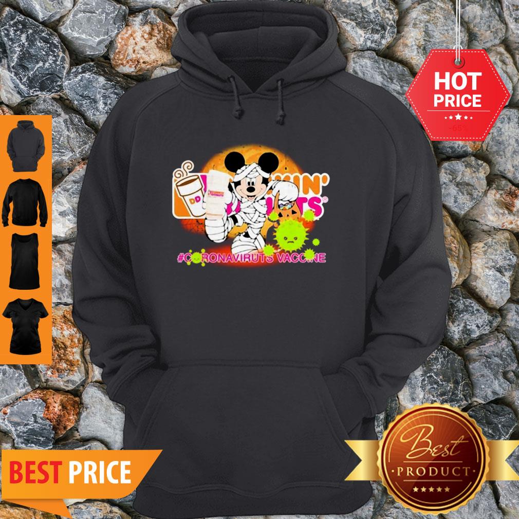 Mickey Mouse Dunkin’ Donuts Coronavirus Vaccine Shirt - Image 5