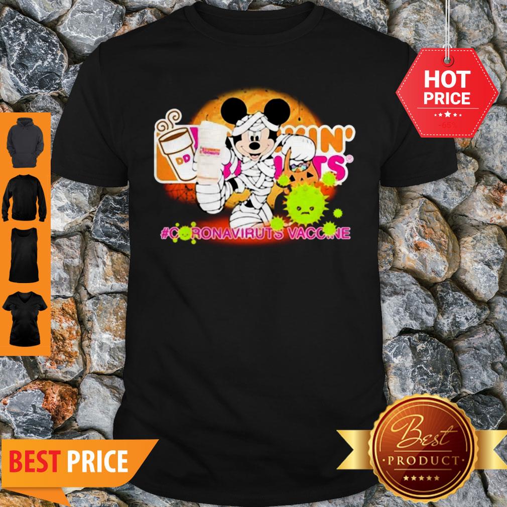 Mickey Mouse Dunkin’ Donuts Coronavirus Vaccine Shirt