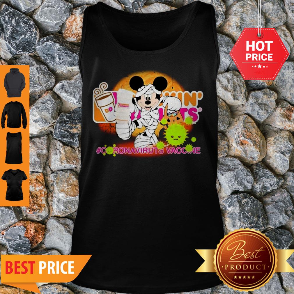 Mickey Mouse Dunkin’ Donuts Coronavirus Vaccine Shirt - Image 3