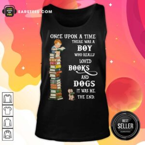 Alternative view of Once Upon A Time Boy Books Dogs Shirt