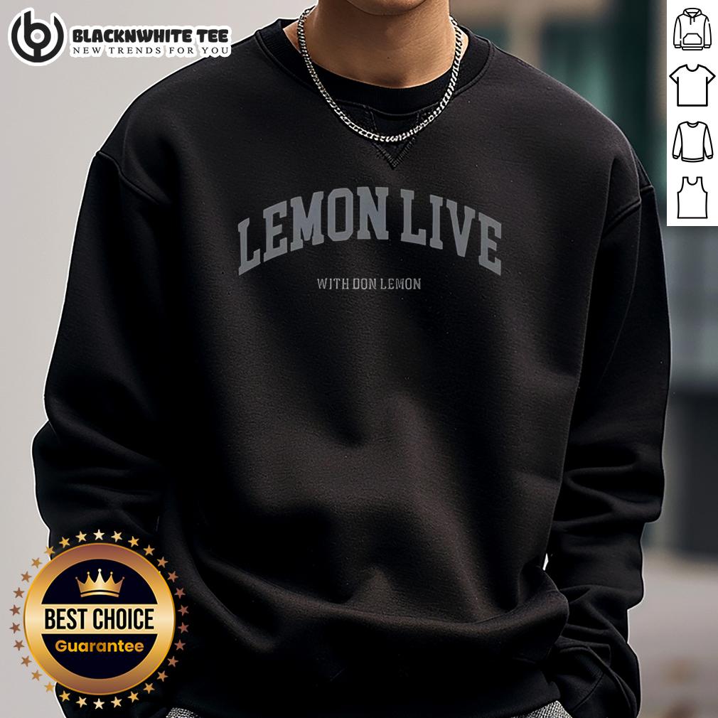 Good Lemon Live With Don Lemon Curved T-Shirt - Image 5