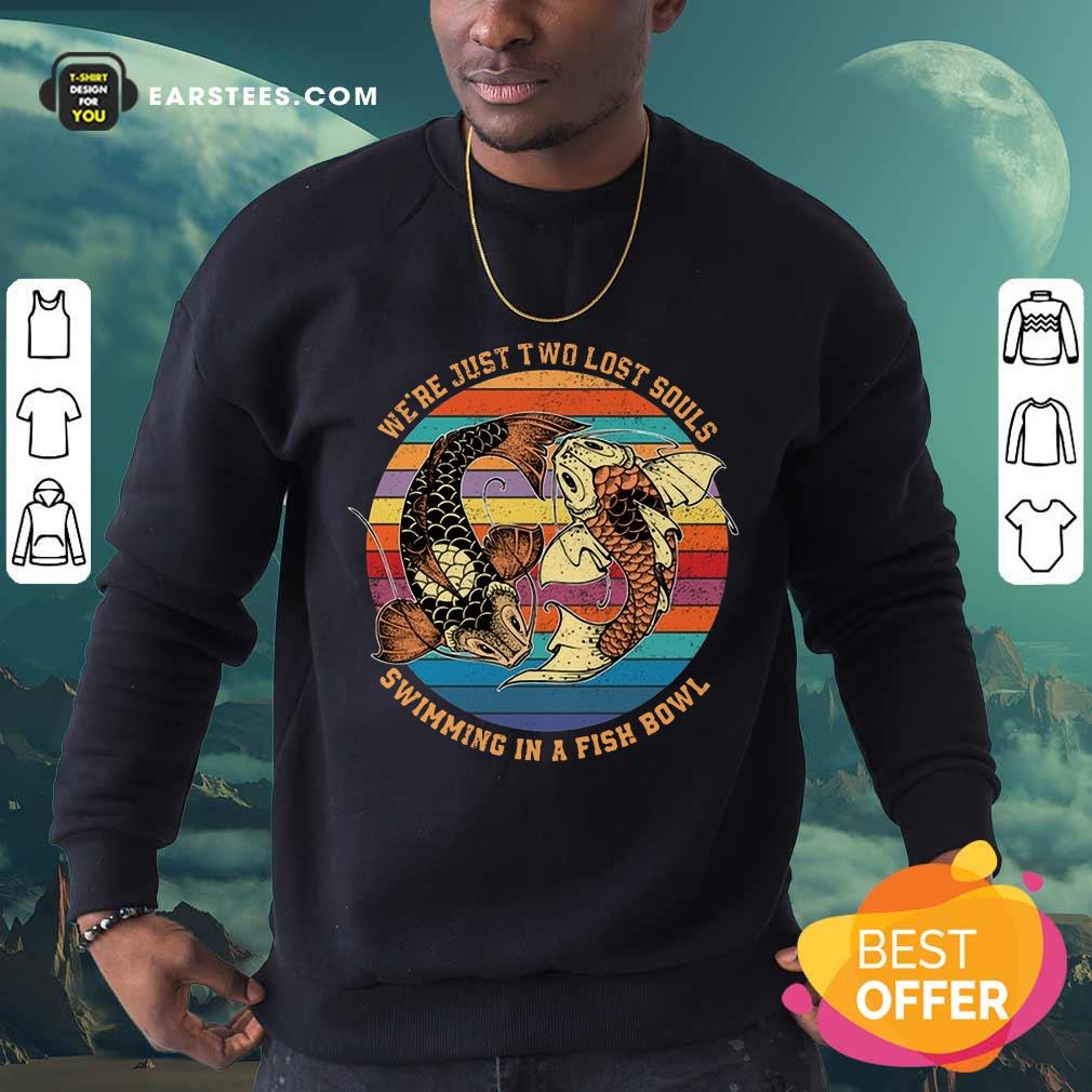 Hot Souls Swimming In A Fish Bowl Vintage Shirt - Image 3