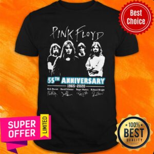 Official Pink Floyd 55th Anniversary 1965 2020 Signatures Shirt