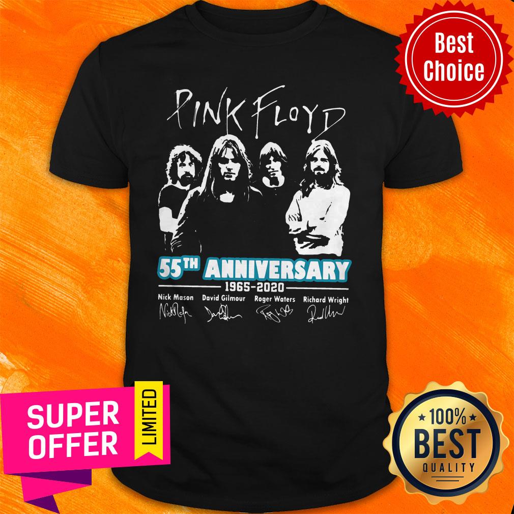 Official Pink Floyd 55th Anniversary 1965 2020 Signatures Shirt