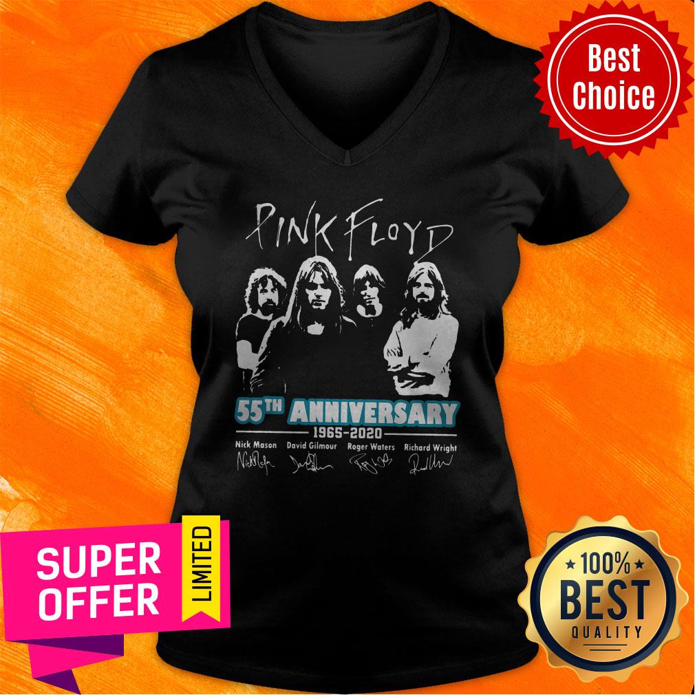 Official Pink Floyd 55th Anniversary 1965 2020 Signatures Shirt - Image 4