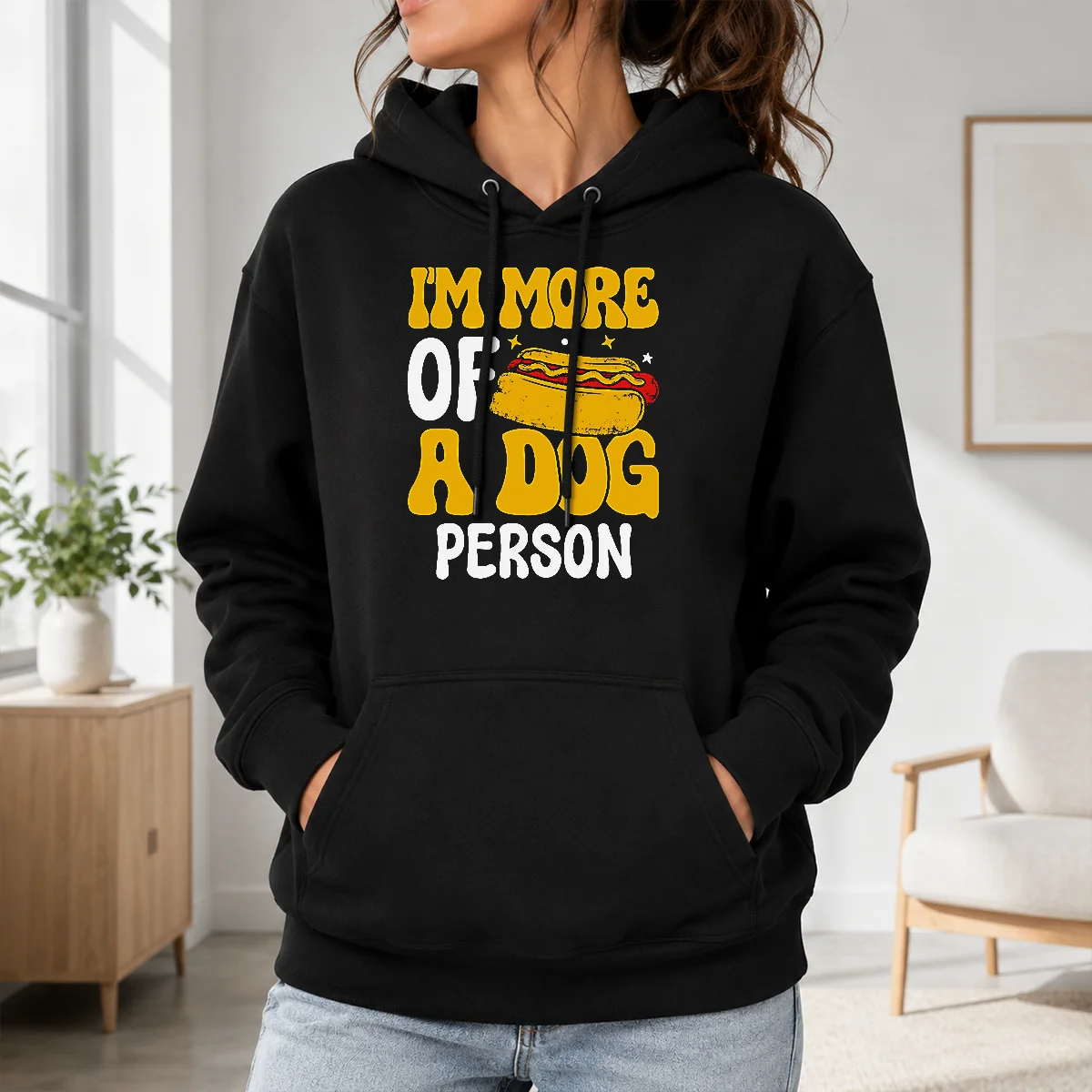 Good Hotdog Lover I'm More A Dog Person Shirt - Image 7