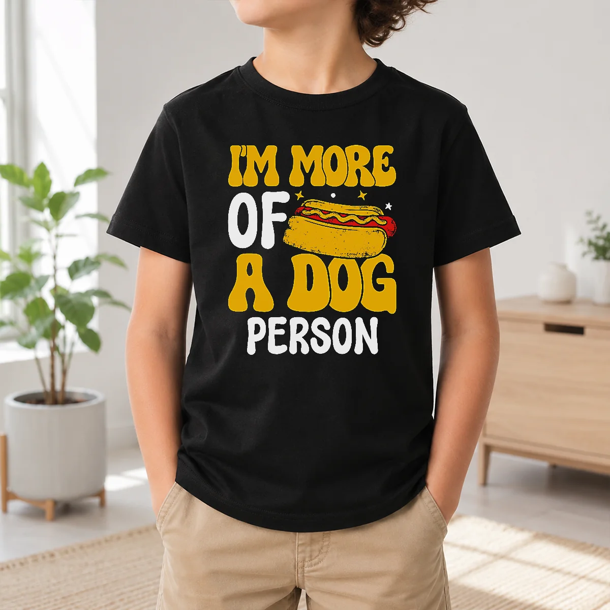 Good Hotdog Lover I'm More A Dog Person Shirt - Image 9