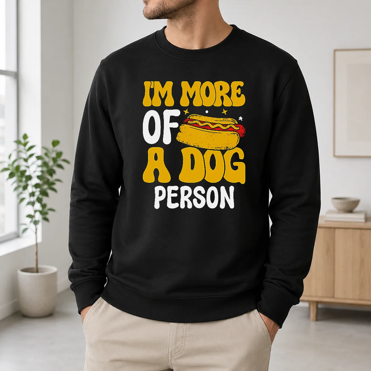 Good Hotdog Lover I'm More A Dog Person Shirt - Image 6