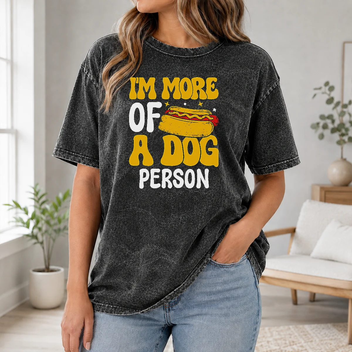 Good Hotdog Lover I'm More A Dog Person Shirt - Image 8