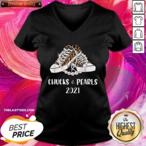 Alternative view of Peremium Chucks And Pearls 2021 Leopard T-Shirt