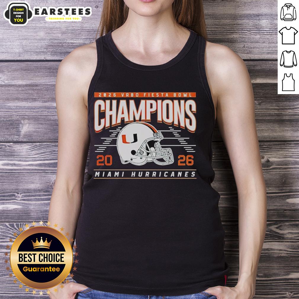 Good 2026 Fiesta Bowl Champions Miami Hurricanes Helmet Classic T-Shirt - Image 4