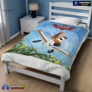 Alternative view of Official Disney Planes Movie Dusty Crophopper Blanket Fleece Customized Blanket