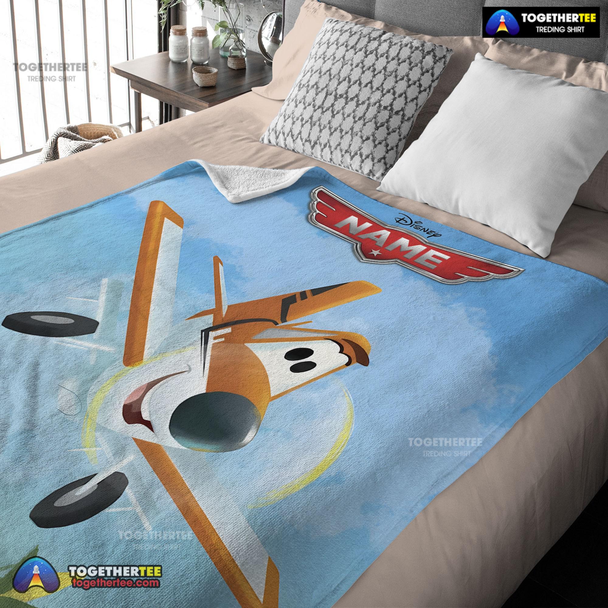 Official Disney Planes Movie Dusty Crophopper Blanket Fleece Customized Blanket - Image 3