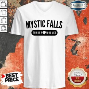 Alternative view of Nice Vampire Diaries Mystic Falls Timberwolves Shirt