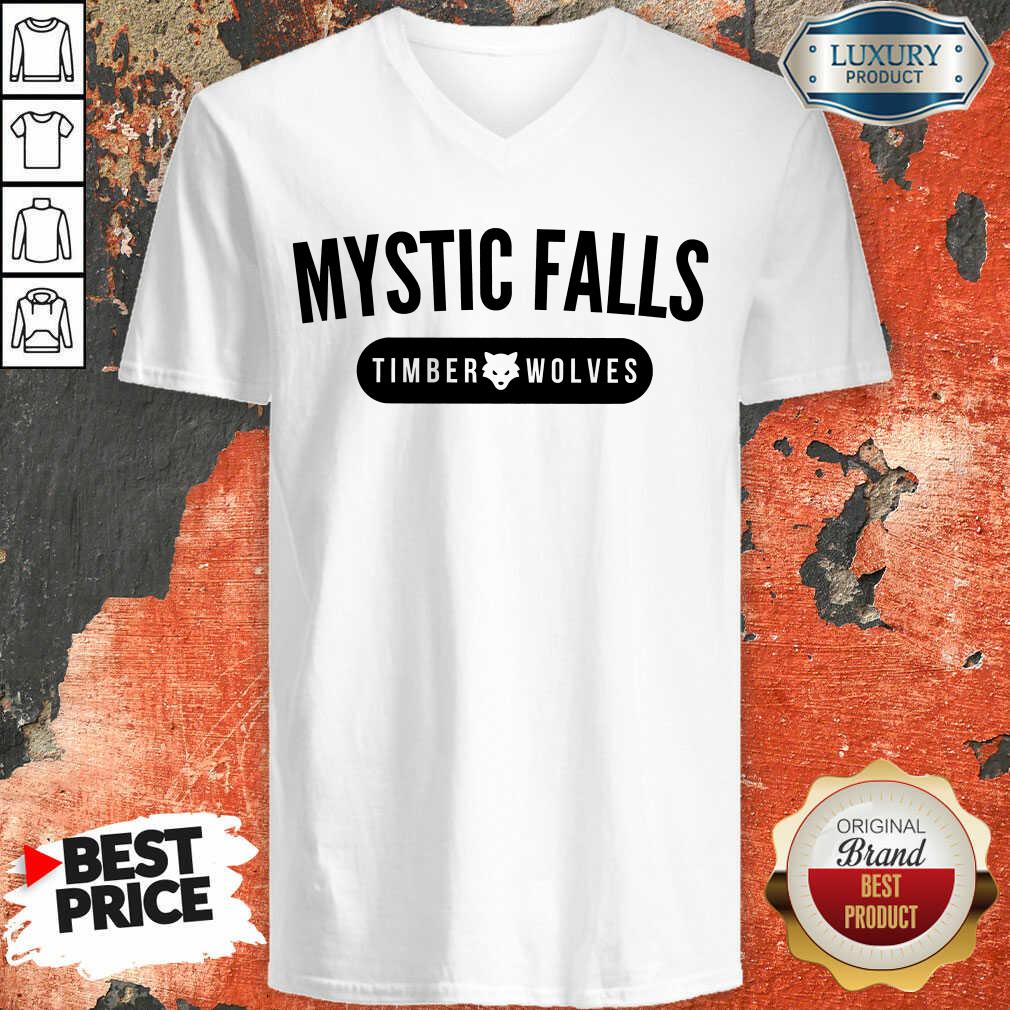 Nice Vampire Diaries Mystic Falls Timberwolves Shirt - Image 2
