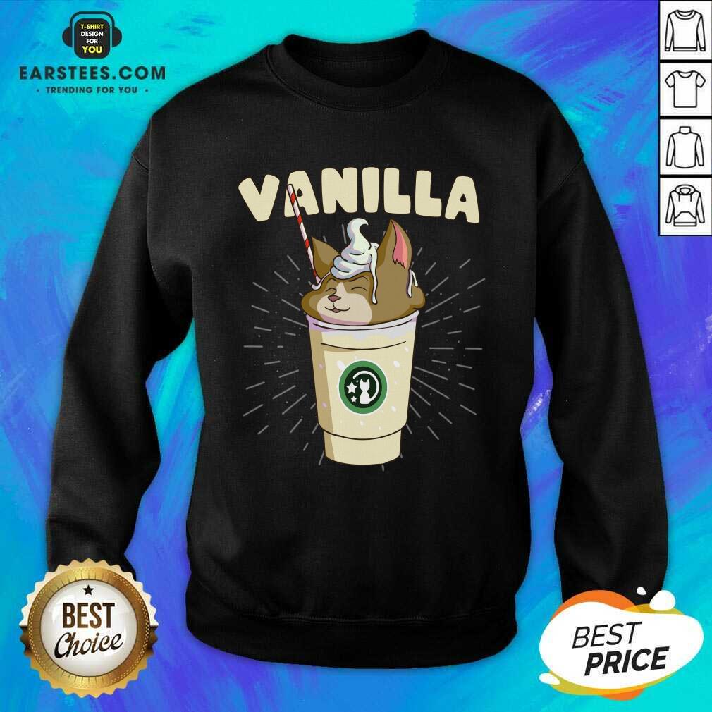 Pretty Vanilla Cappuccino Cute Cat 2 Shirt - Image 3