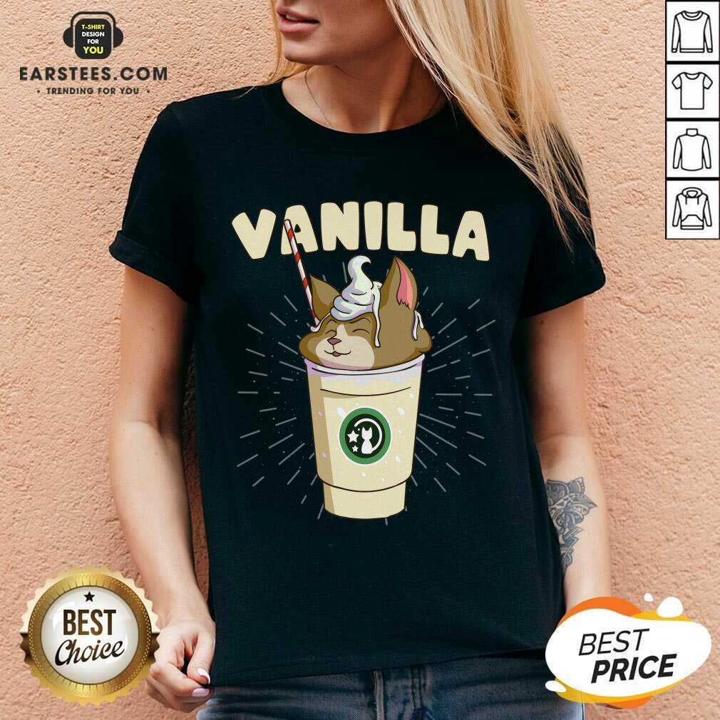 Pretty Vanilla Cappuccino Cute Cat 2 Shirt - Image 5