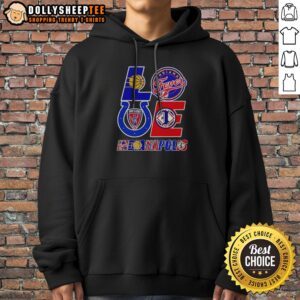 Alternative view of Good Indianapolis Sports Teams Love Logos Shirt