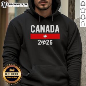 Alternative view of Official Canada 2026 Classic Canadian Soccer Fan T-Shirt