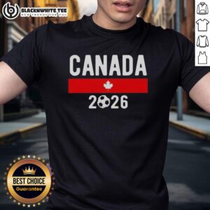 Official Canada 2026 Classic Canadian Soccer Fan T-Shirt