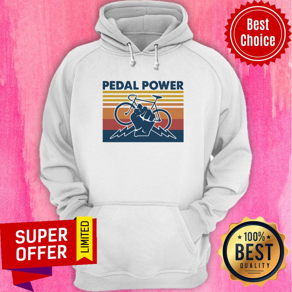 Awesome Pedal Power Vintage Retro Shirt - Image 2