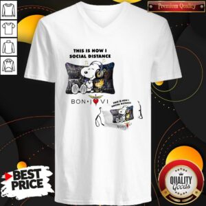 Alternative view of Funny Snoopy This Is How I Social Distance Bonjovi Shirt