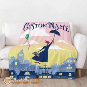 Alternative view of Awesome Perfect Mary Poppins Returns Holiday Blanket Fleece Customized Blanket