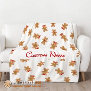 Alternative view of Awesome Perfect Mickey Mouse Gingerbread Delight Blanket Fleece Customized Blanket